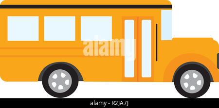 side view of a bus Stock Vector