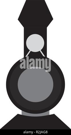 front view of a train Stock Vector
