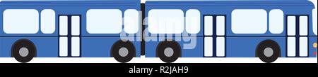 side view of a bus Stock Vector