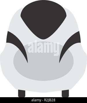 front view of a train Stock Vector
