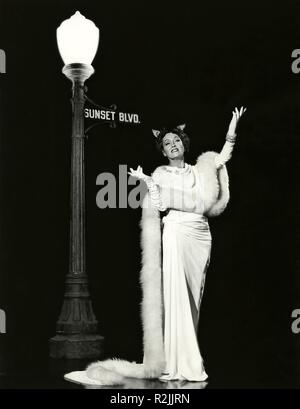 Sunset Boulevard Year : 1950 USA Director : Billy Wilder Gloria Swanson Stock Photo