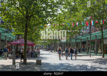 Bürger shopping street, Bürgermeister-Smidt-Strasse, Bremerhaven, Bremen, Germany, Europe Stock Photo