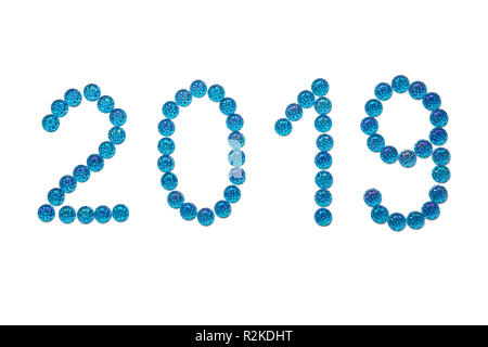 Happy new year 2019. Stock Photo