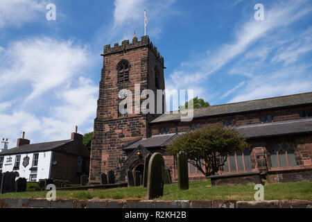 St Wilfrid's Church, Grappenhall, Warrington, Cheshire, UK. Stock Photo