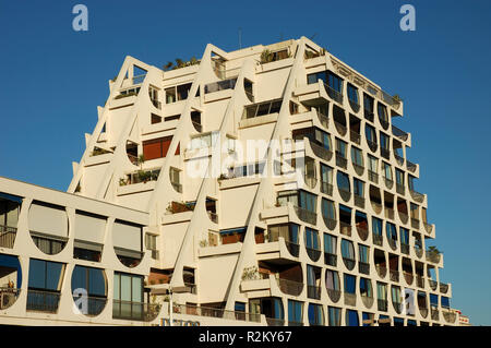 futuristic building in the south of france Stock Photo