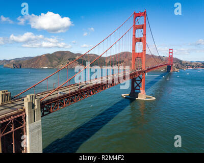 The Golden Gate Bridge located in San Francisco, California Stock Photo