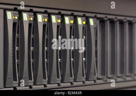 raid arrays with 7 hds Stock Photo
