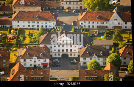 Aerial view, Schwerte, Ruhr area, North Rhine-Westphalia, Germany, Europe, Stock Photo