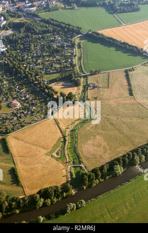 Aerial view, Schwerte, Ruhr area, North Rhine-Westphalia, Germany, Europe, Stock Photo