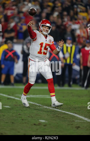 Los Angeles, CA, USA. 19th Nov, 2018. Kansas City Chiefs