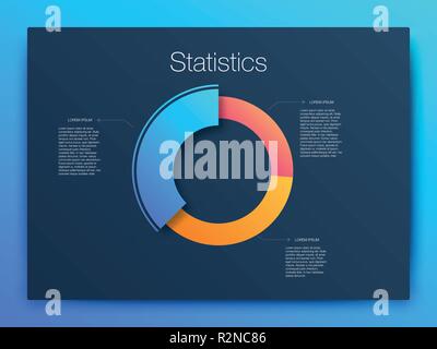 Dashboard infographic template with modern design.Stock vector Stock Vector