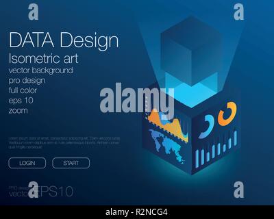 Dashboard infographic template with modern design.Stock vector Stock Vector