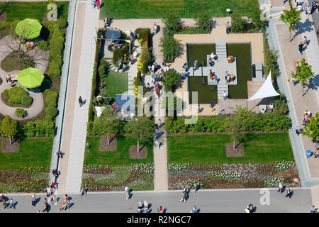 Landesgartenschau Hemer, attendance record on Pentecost Sunday, Garden Festival, conversion, former military area, Hemer, Sauerland, North Rhine-Westphalia, Germany, Europe, Stock Photo