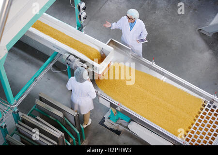 Food Factory Stock Photo