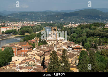 Florence, Giardino Bardini, view to the east Stock Photo