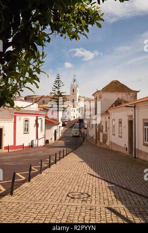 Old town of Albufeira, Algarve, Faro District, Portugal, Europe Stock Photo