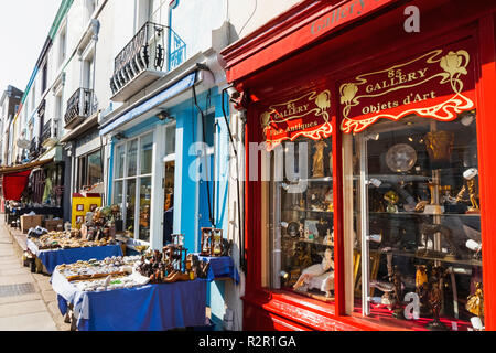 England, London, Notting Hill, Portobello Road, Antique Shops Stock Photo