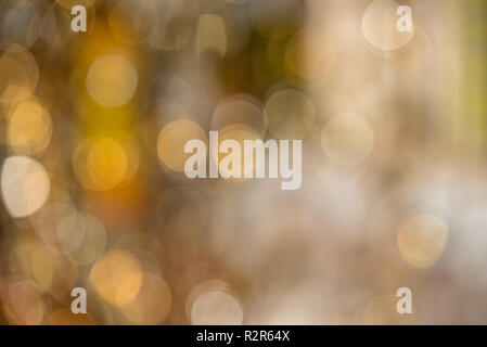 golden boken, blurred background and circle bokeh light Stock Photo