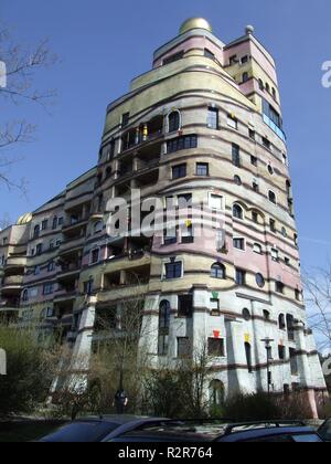 hundertwasserhaus darmstadt Stock Photo