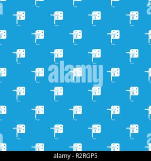 Wiper pattern vector seamless blue Stock Vector