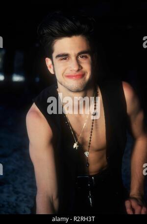 MALIBU, CA - JANUARY 27: (EXCLUSIVE) Actor Damon Pampolina poses at Exclusive Photo shoot on January 27, 1993 in Malibu, California. Photo by Barry King/Alamy Stock Photo Stock Photo