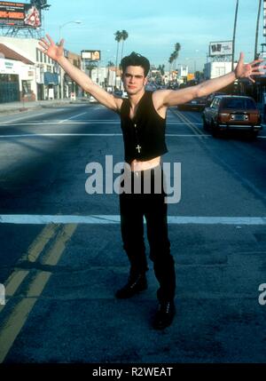 LOS ANGELES, CA - JANUARY 26: (EXCLUSIVE) Actor Damon Pampolina poses at Exclusive Photo shoot on January 26, 1993 in Los Angeles, California. Photo by Barry King/Alamy Stock Photo