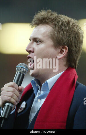 ALED JONES WALES V ENGLAND 05 February 2005 Stock Photo