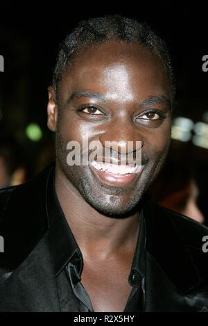 ADEWALE AKINNUOYE-AGBAJE GET RICH OR DIE TRYIN' WORLD PREMIER CHINESE THEATRE HOLLYWOOD LOS ANGELES USA 02 November 2005 Stock Photo
