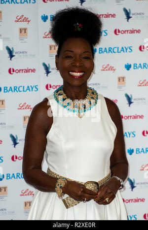 LONDON - ENGLAND: 15 OCT.  Floella Benjamin attends the Women of the Year Lunch & Awards, London, UK - 15 Oct 2018 Stock Photo