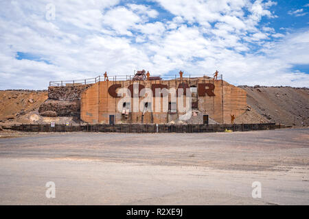 Cobar, NSW, Australia - Town entrance sign Stock Photo