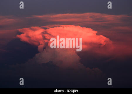 Cloud at sunset Stock Photo
