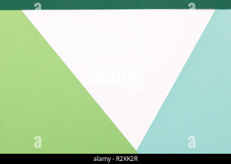 colored paper texture minimalism background. geometric shapes and lines Stock Photo