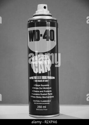 A can of WD-40 Stock Photo