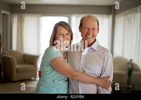 Portrait of a smiling mature couple. Stock Photo