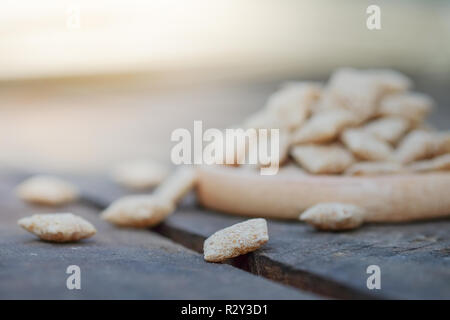 oats healthy whole grains on background Stock Photo