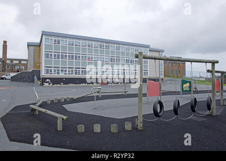 Bells Brae Primary School in Lerwick Shetland Stock Photo - Alamy