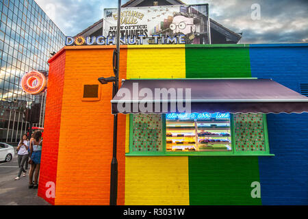 doughnut time shop Old Street, London Stock Photo