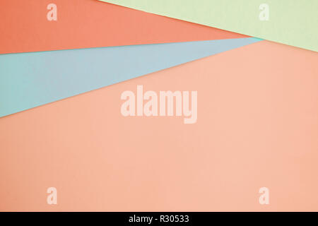 colorful  paper sheets background   , creative   pastel  colors Stock Photo