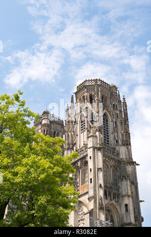 The tower of Toul cathedral, Meurthe-et-Moselle, France, Europe Stock Photo