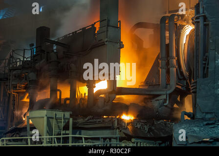 Arbed, steelworks, Metallurgie, pipes, factory, Luxemburg, Stock Photo