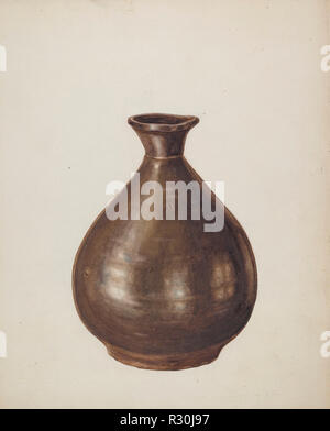 Pottery Jug. Dated: c. 1938. Dimensions: overall: 31 x 24.2 cm (12 3/16 x 9 1/2 in.). Medium: watercolor and colored pencil on paperboard. Museum: National Gallery of Art, Washington DC. Author: Al Curry. Stock Photo