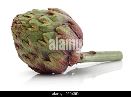 Fresh Artichoke isolated on white background Stock Photo