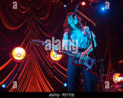 Glasgow, Scotland, UK. 20th November, 2018. Courtney Barnett, in concert at The O2 Academy, Glasgow, UK. Credit: Stuart Westwood/Alamy Live News Stock Photo