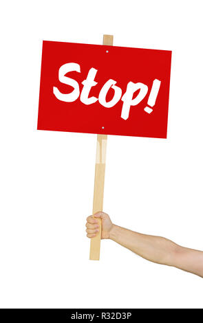 Poster, sign or signal with the warning indication "on air Stock Photo ...