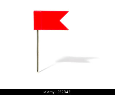red flaggenpin Stock Photo