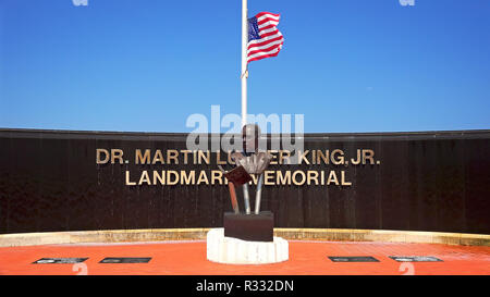 WEST PALM BEACH, FLORIDA - JUNE 13th: The Dr. Martin Luther King Jr Landmark Memorial in West Palm Beach, Florida on June 13th, 2016. Stock Photo