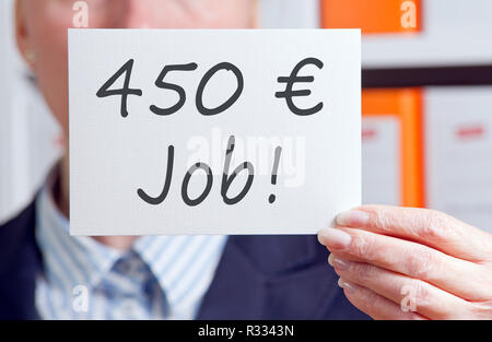 450 euro job Stock Photo