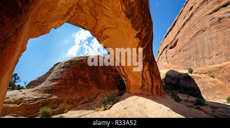 arches national park devils garden private arch Stock Photo
