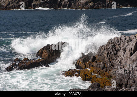 strong surf at dursey sound Stock Photo