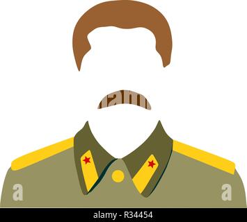 Vector portrait of Joseph Stalin Stock Vector